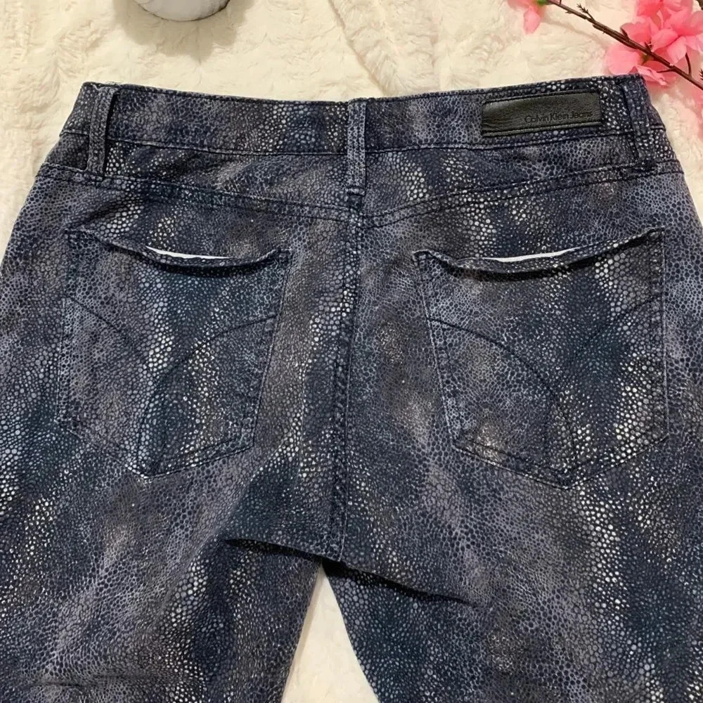 Calvin Klein jeans reptile print skinny - Picture 8 of 9